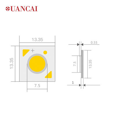 PANNOCCHIA Chip For Panel Light di 140LM/W CXA1507 7W Bridgelux LED